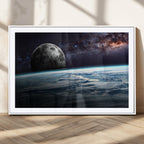 Space and Planet Canvas Print
