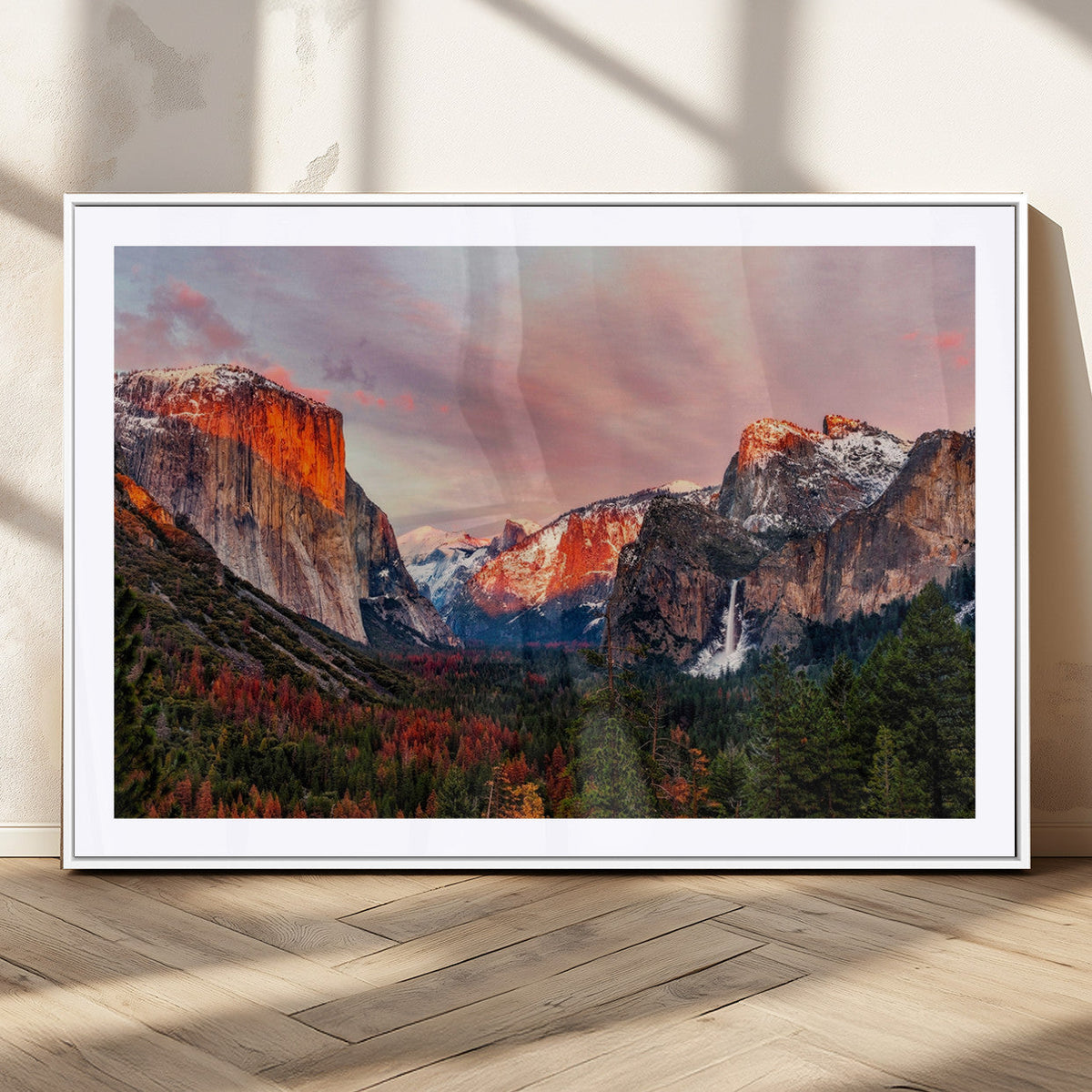 Yosemite Half Dome Wall Art Canvas Print El Capitan