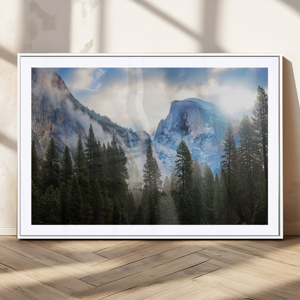 Half Dome Yosemite California Wall Art Canvas Print El Capitan