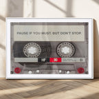 Music Cassette Iconic Wall Art Canvas Print