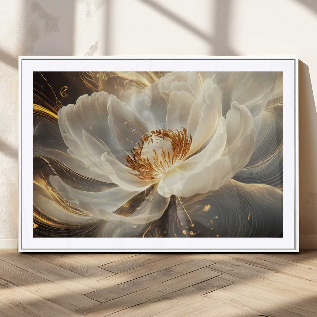 Abstract Floral Wall Art Canvas Print