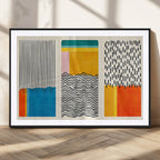 Canvas Print Wall Art Abstract Illustration Art Boho, Framed Abstract Boho Art