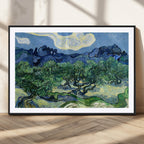 Olive Trees Van Gogh Wall Art Canvas Print