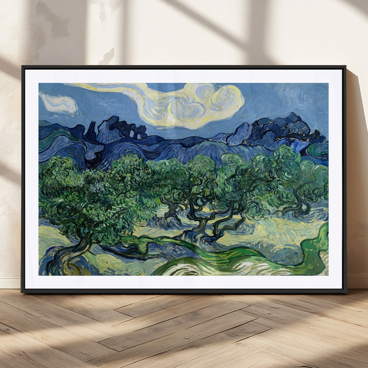 Olive Trees Van Gogh Wall Art Canvas Print