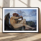Fallen Angel Wall Art Canvas Print, Alexandre Cabanel Classic Art Reproduction
