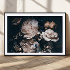 Pink Peonies Flowers Large Canvas Art Print