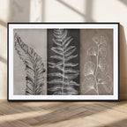 Minimalist Botanical Wall Art Canvas Print, Framed and Ready to Hang