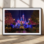 Disney Castle Wall Art | Framed Magic Kingdom Canvas