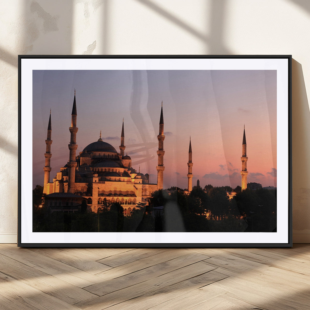 Wall Art Turkey Istanbul Skyline Canvas Print