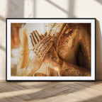 Buddha Statue Hands Wall Art Canvas Print