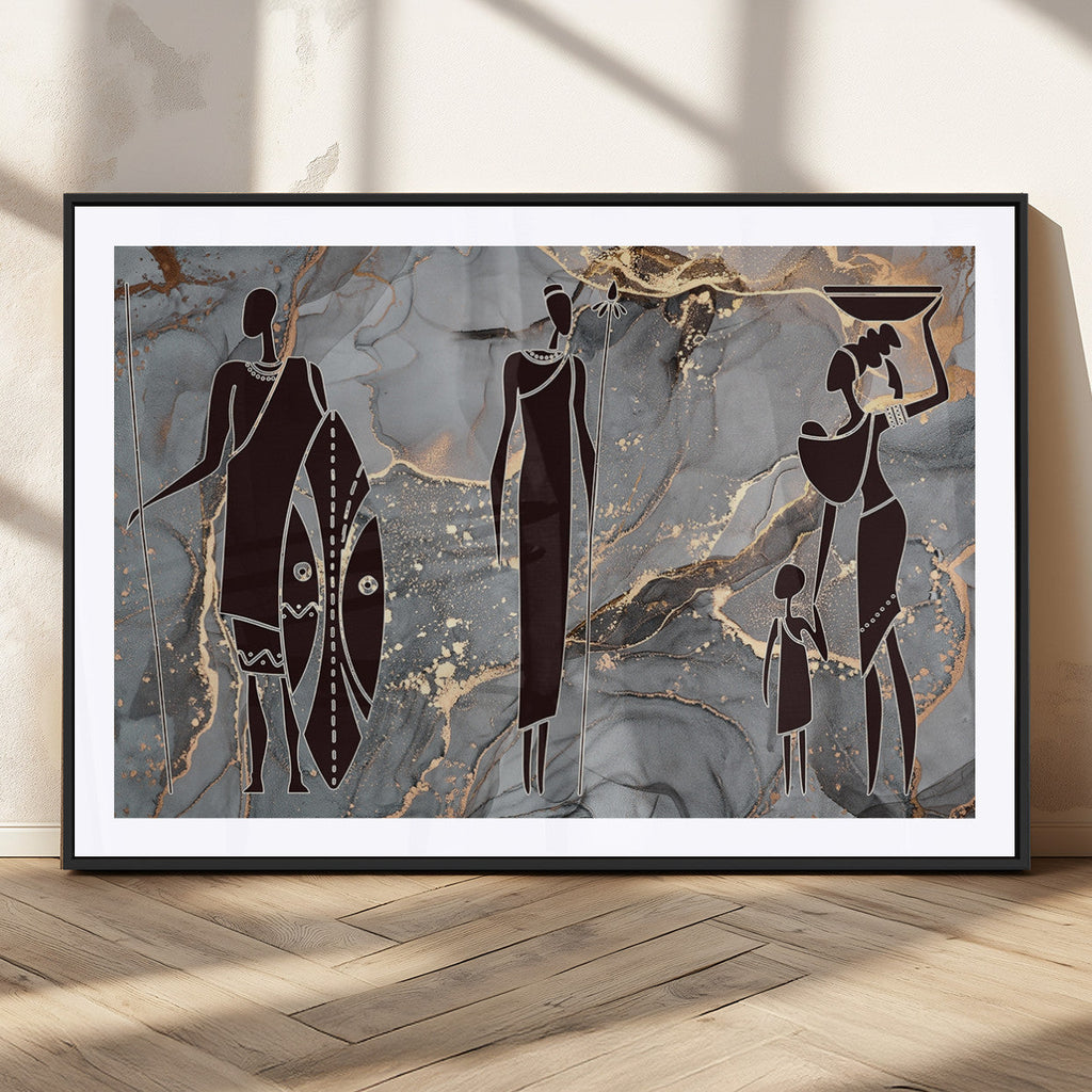 African American Wall Art | Elegant African Women Canvas Print