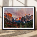 Yosemite Half Dome Wall Art Canvas Print El Capitan