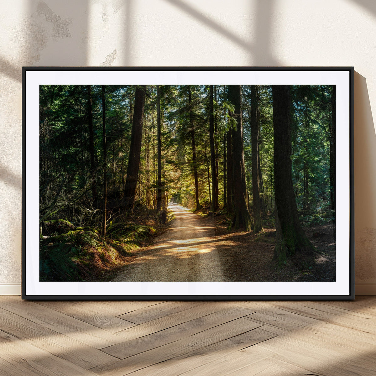 Natural Landscape Wall Art Relaxing Forest Canvas Print