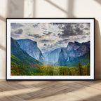 Yosemite Park Half Dome 3 Panel Canvas Print | Large Giclée Landscape Wall Art