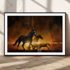 Horse Wall Art Canvas Print, Multi Panel Animal Canvas Print