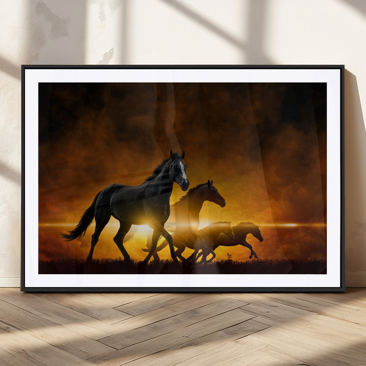 Horse Wall Art Canvas Print, Multi Panel Animal Canvas Print