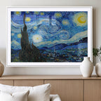 Vincent Van Gogh The Starry Night Abstract Wall Art Canvas Print
