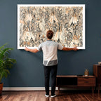 Native American Indian Wall Art Canvas Print