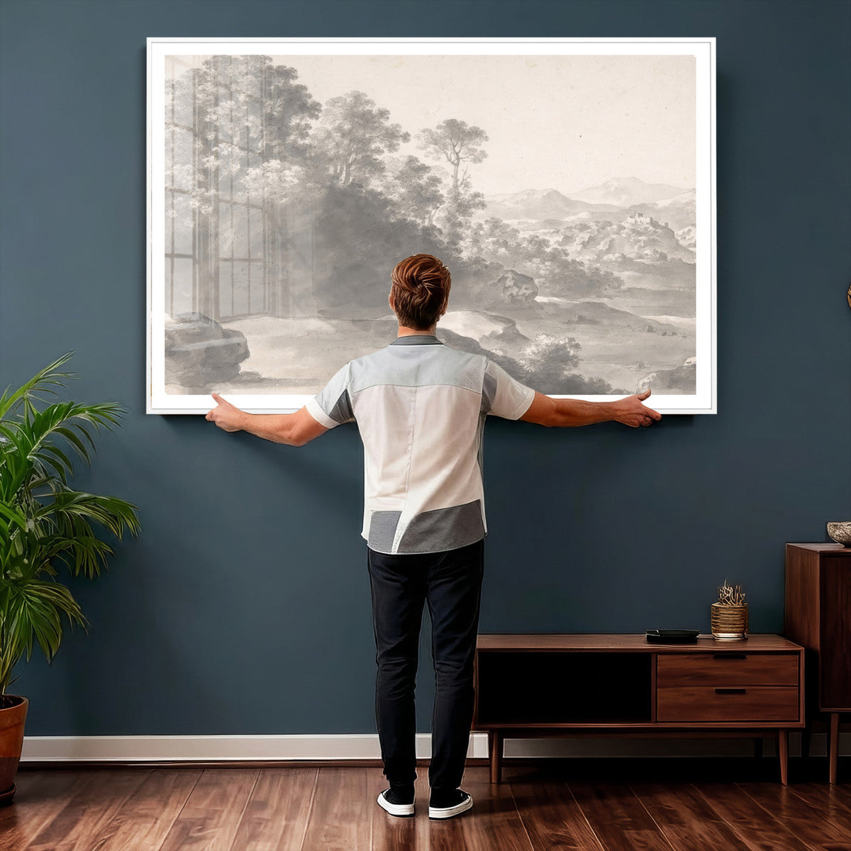 Van Poelenburch Landscape Canvas Wall Art | Dutch Golden Age