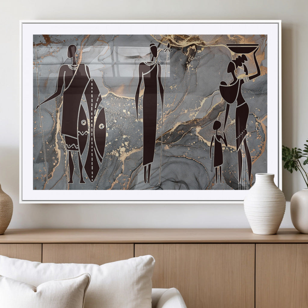 African American Wall Art | Elegant African Women Canvas Print