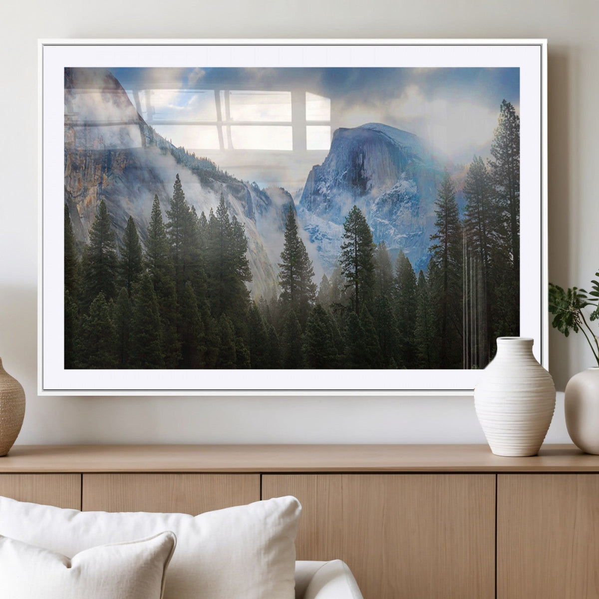 Half Dome Yosemite California Wall Art Canvas Print El Capitan