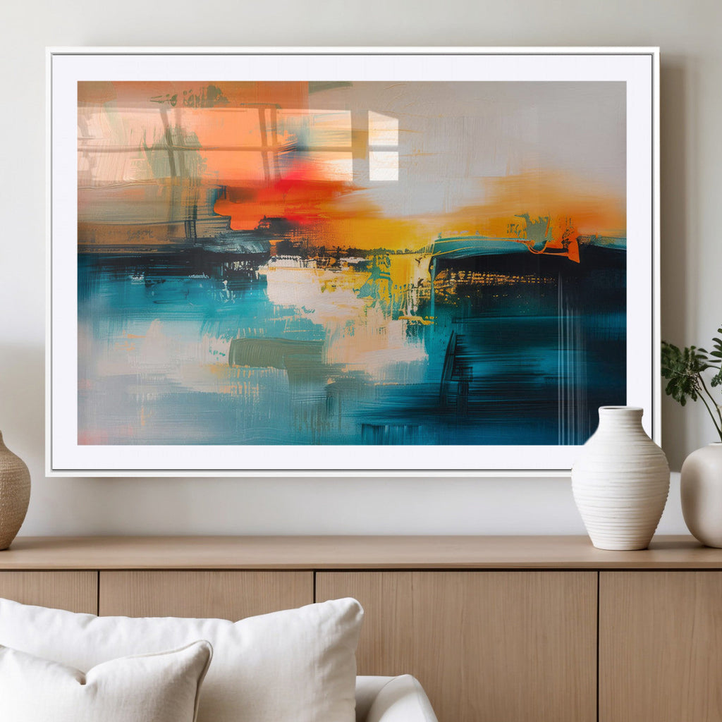 Colorful Abstract Wall Art | Bold Modern Canvas Print | Ready to Hang