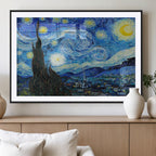 Vincent Van Gogh The Starry Night Abstract Wall Art Canvas Print