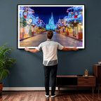 Disney Castle Wall Art | Large Magic Kingdom Canvas Artwork