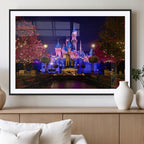 Disney Castle Wall Art | Framed Magic Kingdom Canvas
