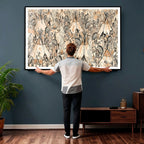 Native American Indian Wall Art Canvas Print