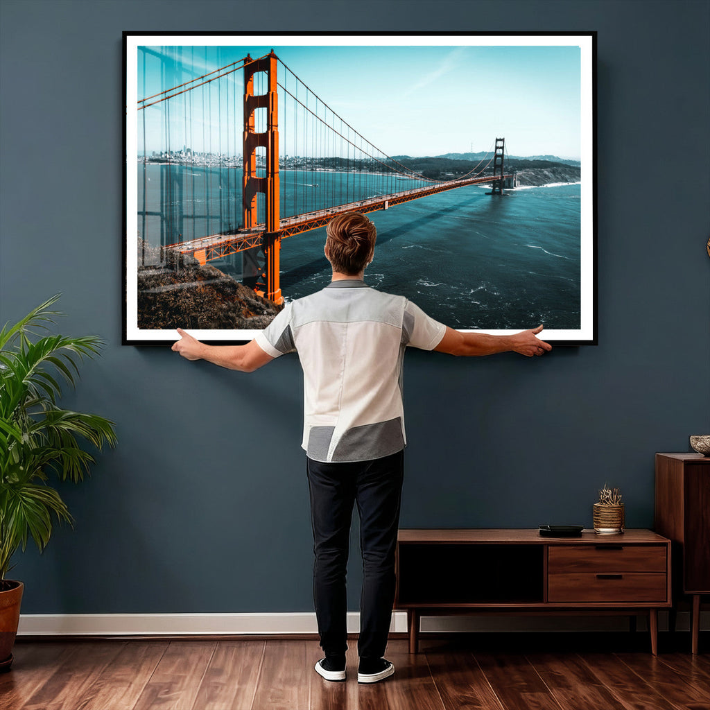 Golden Gate Bridge Wall Art Canvas Print | San Francisco Landmark Photography