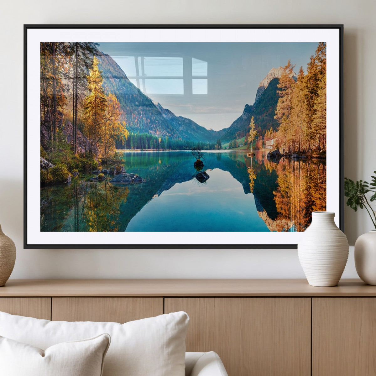 Fantastic Autumn Panorama Wall Art Canvas Print
