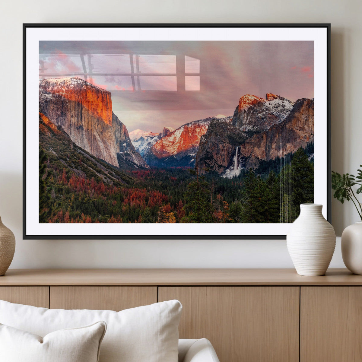 Yosemite Half Dome Wall Art Canvas Print El Capitan