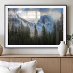 Half Dome Yosemite California Wall Art Canvas Print El Capitan