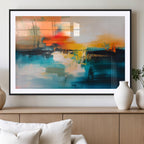 Colorful Abstract Wall Art | Bold Modern Canvas Print | Ready to Hang