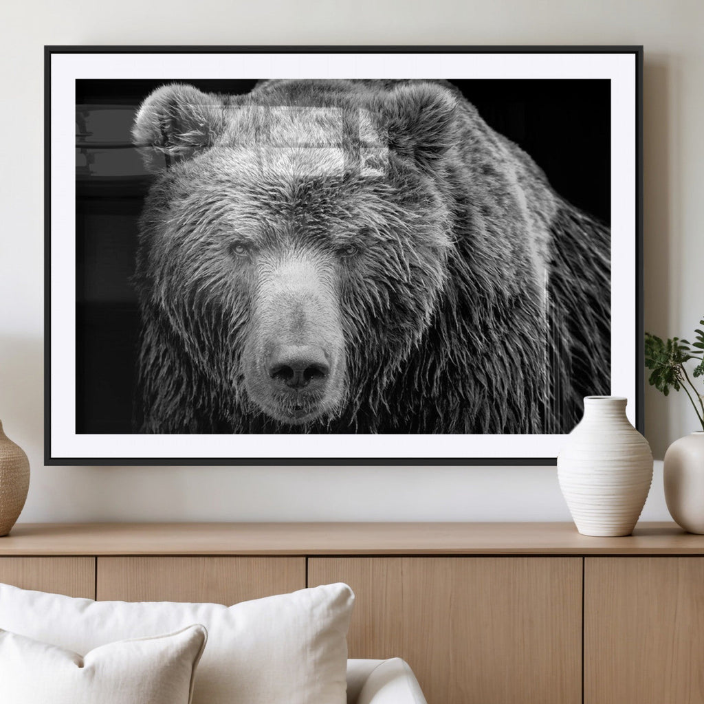 399 Grizzly Bear Canvas Print, Ready to Hang Wall Art