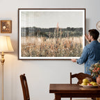 Rustic Field Landscape Wall Art Print, Giclee Canvas Wall Art