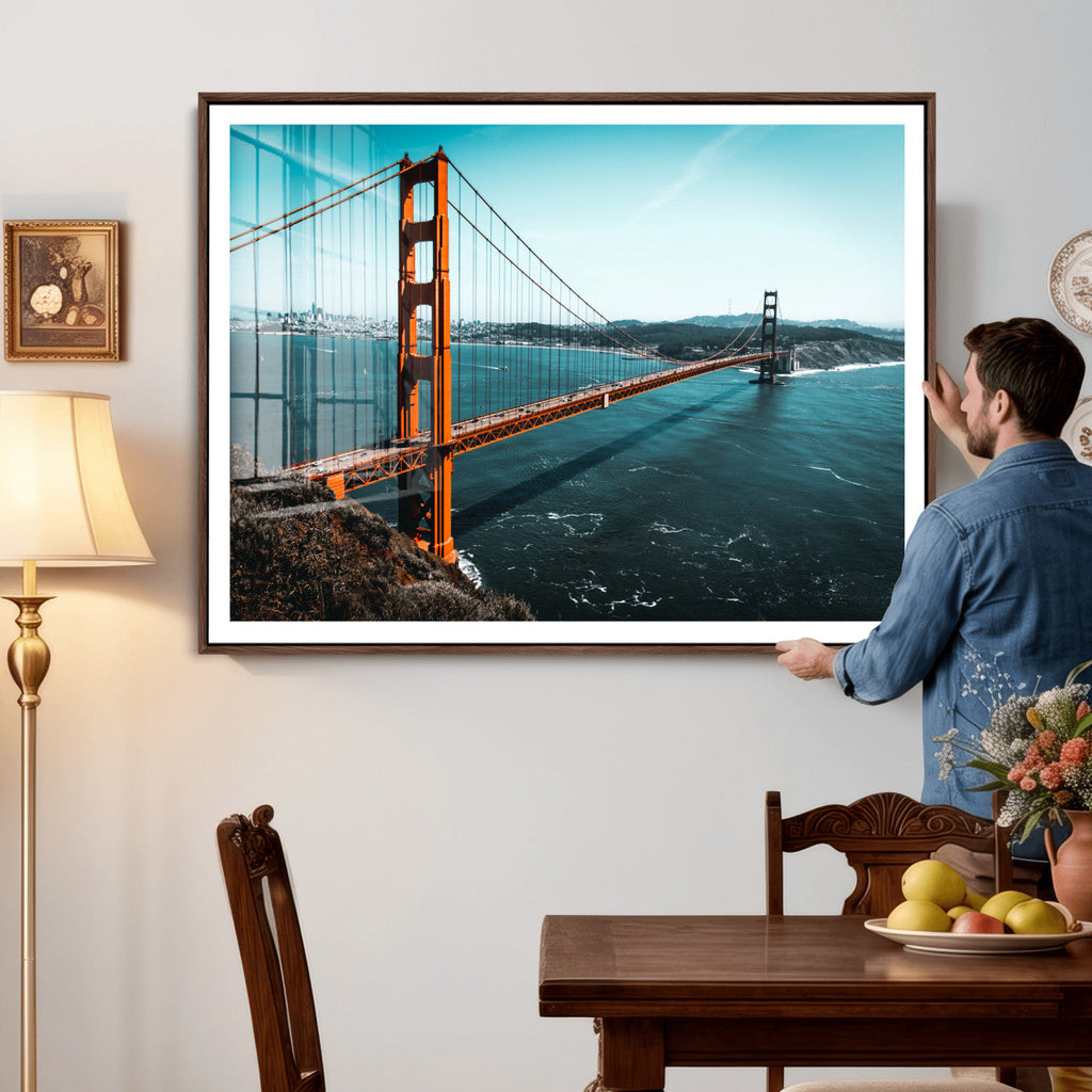 Golden Gate Bridge Wall Art Canvas Print | San Francisco Landmark Photography