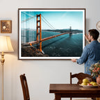 Golden Gate Bridge Wall Art Canvas Print | San Francisco Landmark Photography