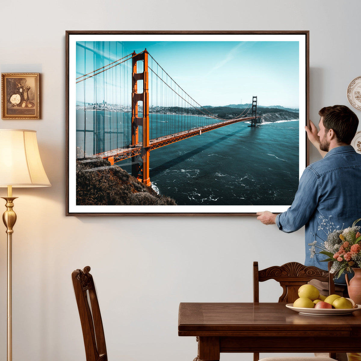 Golden Gate Bridge Wall Art Canvas Print | San Francisco Landmark Photography