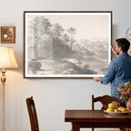 Van Poelenburch Landscape Canvas Wall Art | Dutch Golden Age