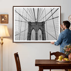 Large Brooklyn Bridge Wall Art Canvas Print