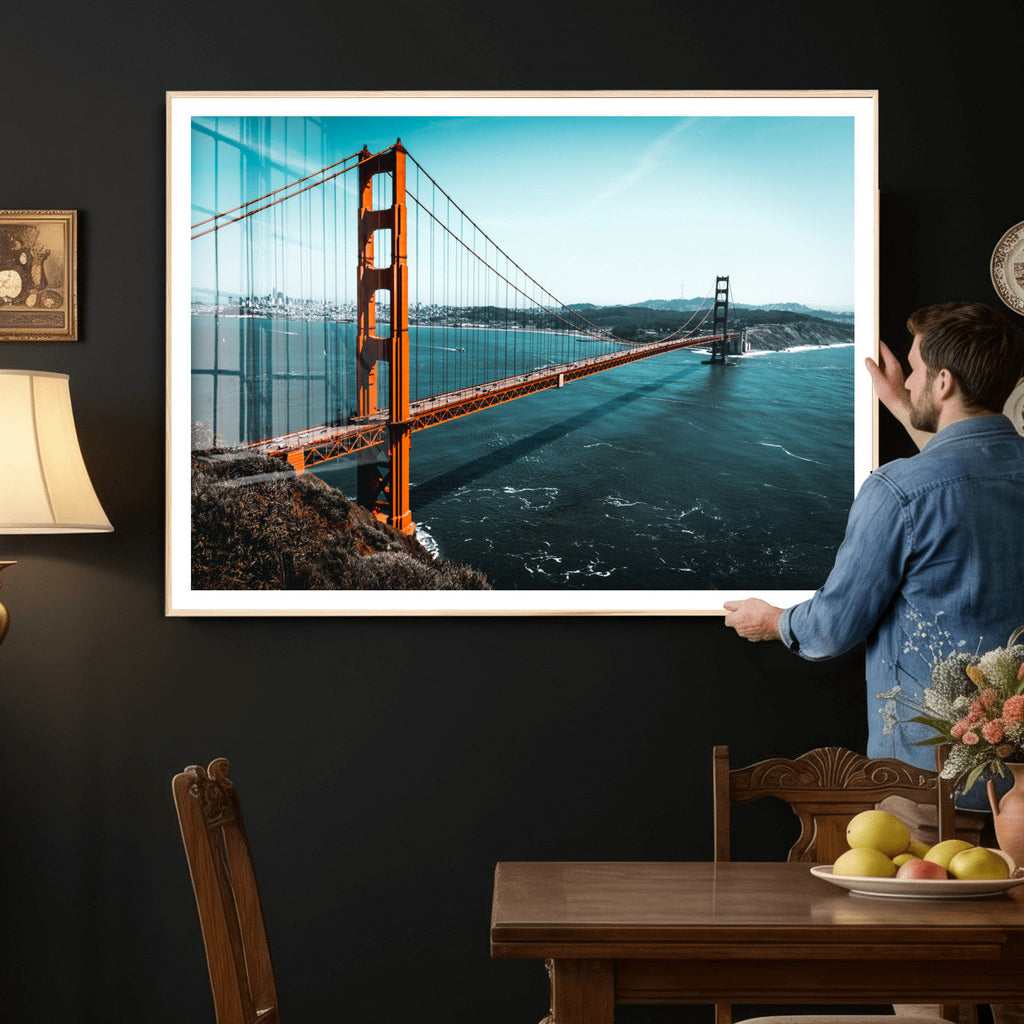 Golden Gate Bridge Wall Art Canvas Print | San Francisco Landmark Photography