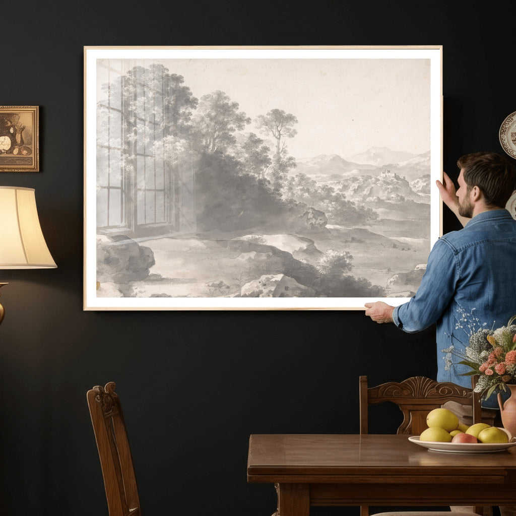 Van Poelenburch Landscape Canvas Wall Art | Dutch Golden Age