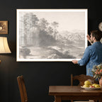 Van Poelenburch Landscape Canvas Wall Art | Dutch Golden Age