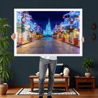 Disney Castle Wall Art | Large Magic Kingdom Canvas Artwork