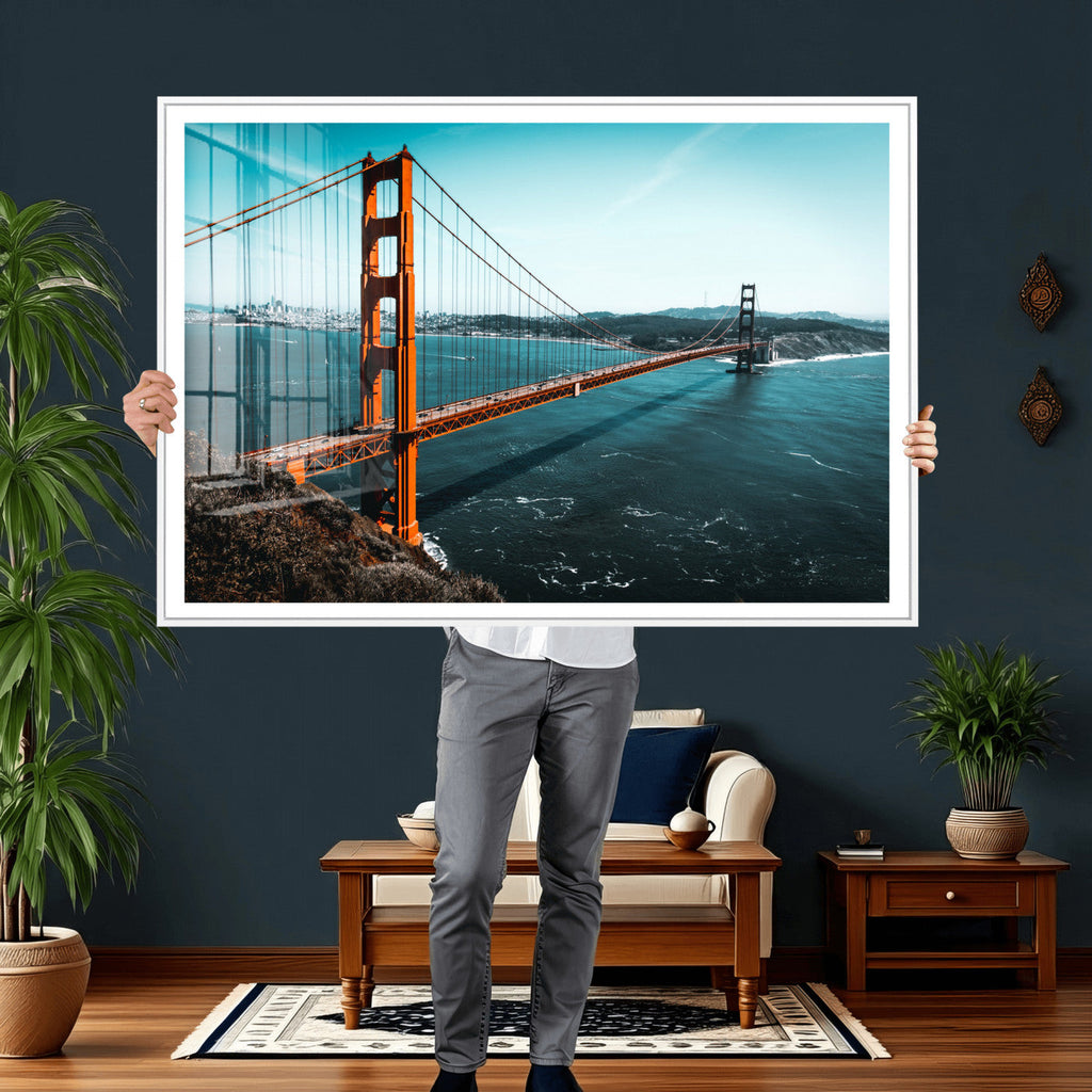 Golden Gate Bridge Wall Art Canvas Print | San Francisco Landmark Photography