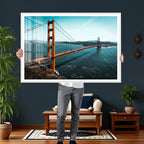 Golden Gate Bridge Wall Art Canvas Print | San Francisco Landmark Photography