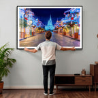 Disney Castle Wall Art | Large Magic Kingdom Canvas Artwork