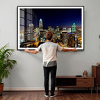 Atlanta Skyline Wall Art Canvas Print | Modern Cityscape